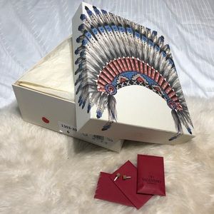 Empty Valentino Rockstud Heels Shoe Box Heel Tap